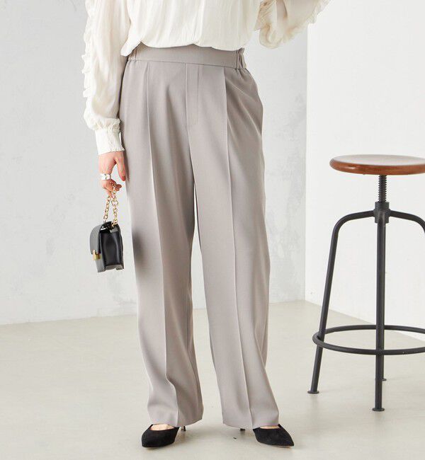 SHIPS for women「〈手洗い可能〉強撚 へビー ツイル ストレート パンツ 24SS ◇」|その他|