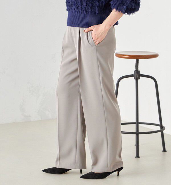 SHIPS for women「〈手洗い可能〉強撚 へビー ツイル ストレート パンツ 24SS ◇」|その他|