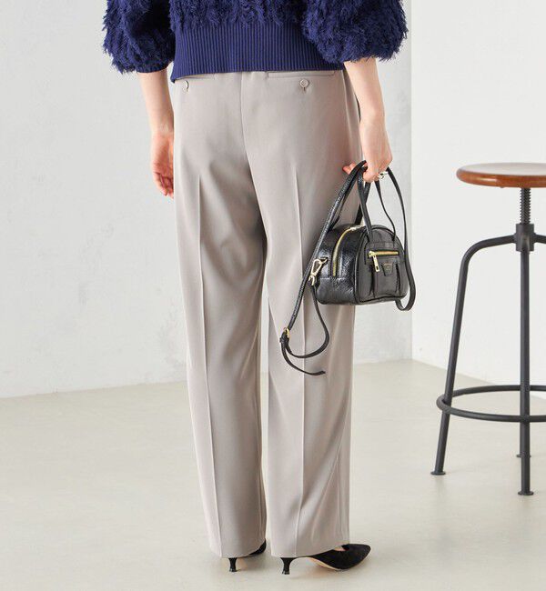 SHIPS for women「〈手洗い可能〉強撚 へビー ツイル ストレート パンツ 24SS ◇」|その他|