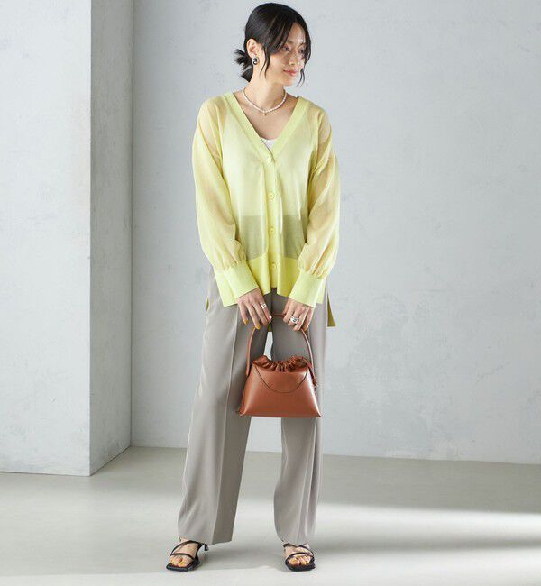 SHIPS for women「〈手洗い可能〉強撚 へビー ツイル ストレート パンツ 24SS ◇」|その他|