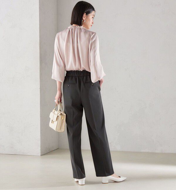 SHIPS for women「〈手洗い可能〉強撚 へビー ツイル ストレート パンツ 24SS ◇」|その他|