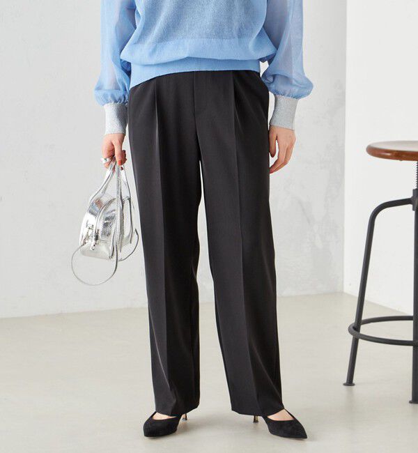 SHIPS for women「〈手洗い可能〉強撚 へビー ツイル ストレート パンツ 24SS ◇」|その他|