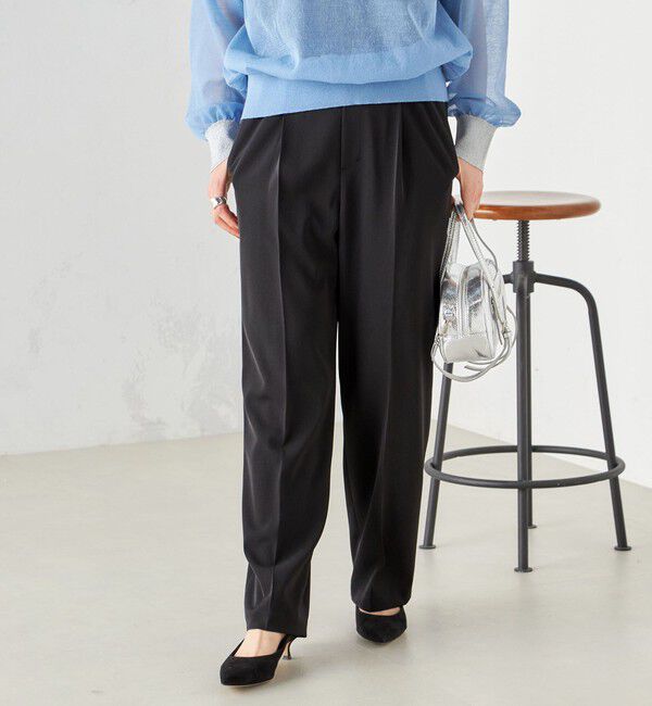 SHIPS for women「〈手洗い可能〉強撚 へビー ツイル ストレート パンツ 24SS ◇」|その他|