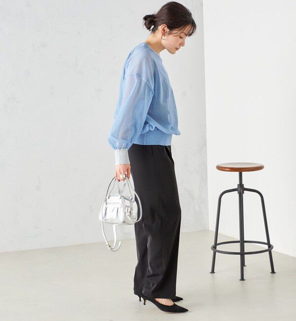 SHIPS for women「〈手洗い可能〉強撚 へビー ツイル ストレート パンツ 24SS ◇」|その他|