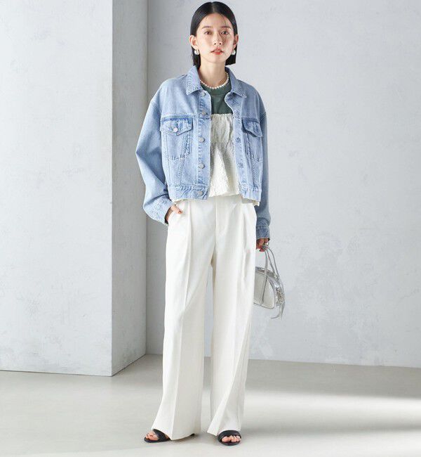 SHIPS for women「〈洗濯機可能〉クロップド デニム ジャケット 24SS ◇」|その他|
