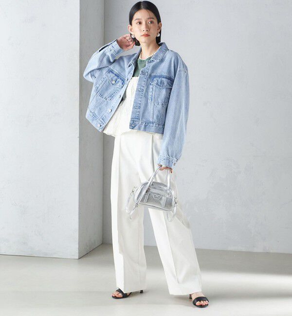 SHIPS for women「〈洗濯機可能〉クロップド デニム ジャケット 24SS ◇」|その他|