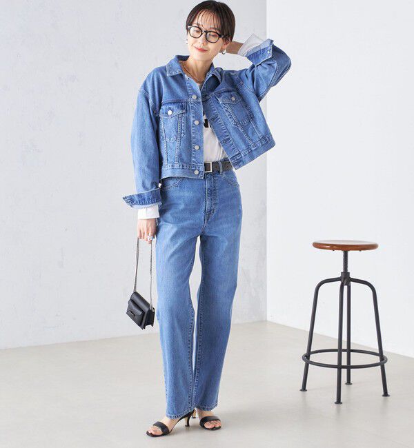 SHIPS for women「〈洗濯機可能〉クロップド デニム ジャケット 24SS ◇」|その他|