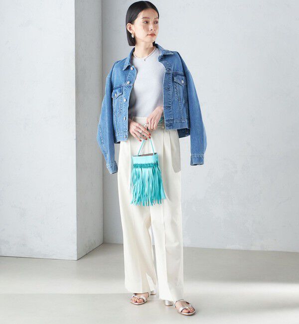 SHIPS for women「〈洗濯機可能〉クロップド デニム ジャケット 24SS ◇」|その他|