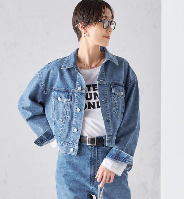 SHIPS for women「〈洗濯機可能〉クロップド デニム ジャケット 24SS ◇」|その他|