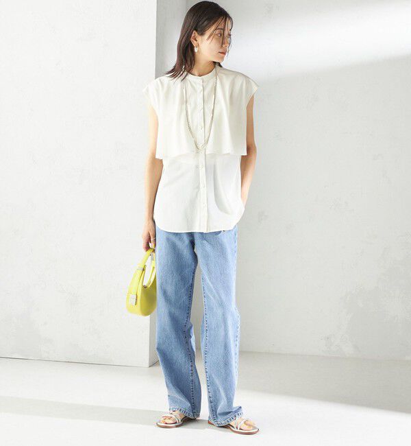 SHIPS for women「〈洗濯機可能〉ストレート フィット デニム パンツ」|デニム|