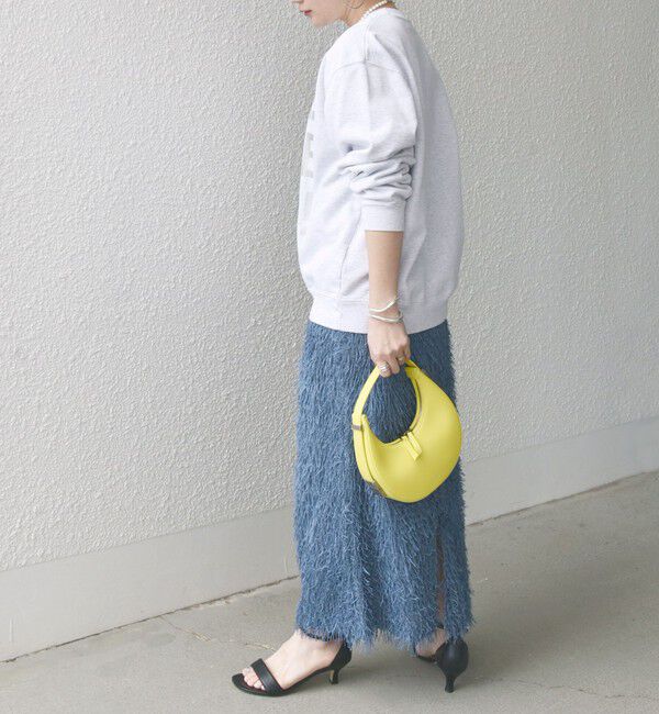 SHIPS for women「【WEB限定】〈手洗い可能〉フリンジ ラメ タイト スカート」|スカート|