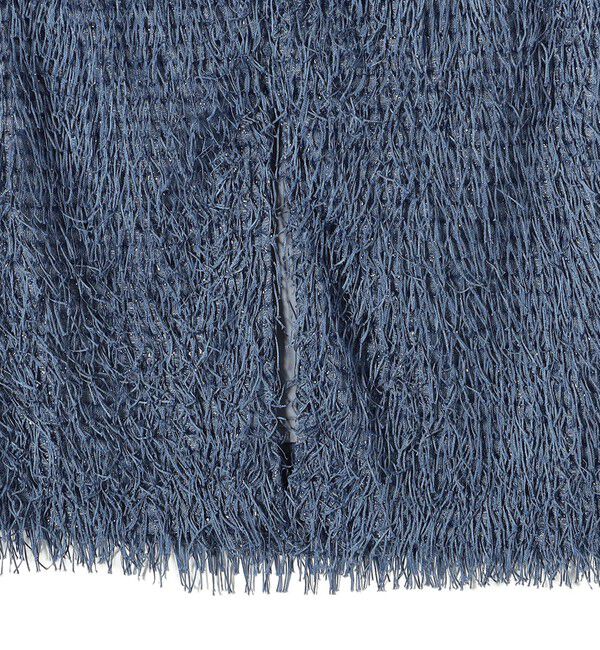 SHIPS for women「【WEB限定】〈手洗い可能〉フリンジ ラメ タイト スカート」|スカート|