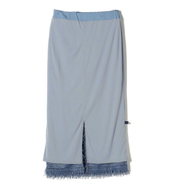 SHIPS for women「【WEB限定】〈手洗い可能〉フリンジ ラメ タイト スカート」|スカート|