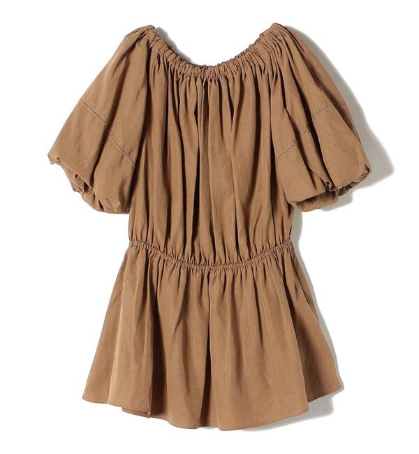 SHIPS for women「【WEB限定】〈洗濯機可能〉麻混 2WAY オフショルダー ブラウス」|シャツ・ブラウス|