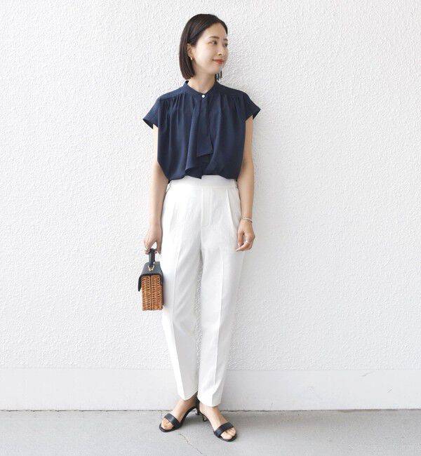 SHIPS for women「〈手洗い可能／UVカット〉ドライ オックス テーパード パンツ」|その他|