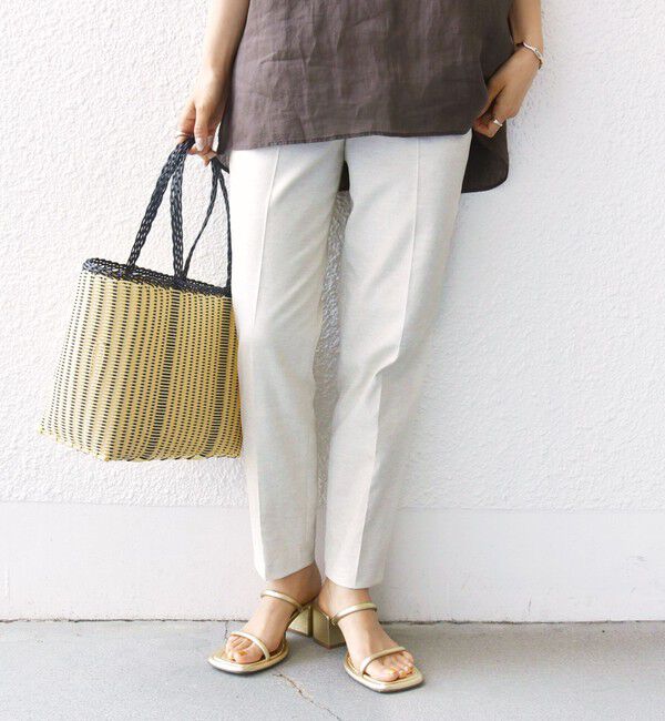 SHIPS for women「〈手洗い可能／UVカット〉ドライ オックス テーパード パンツ」|その他|