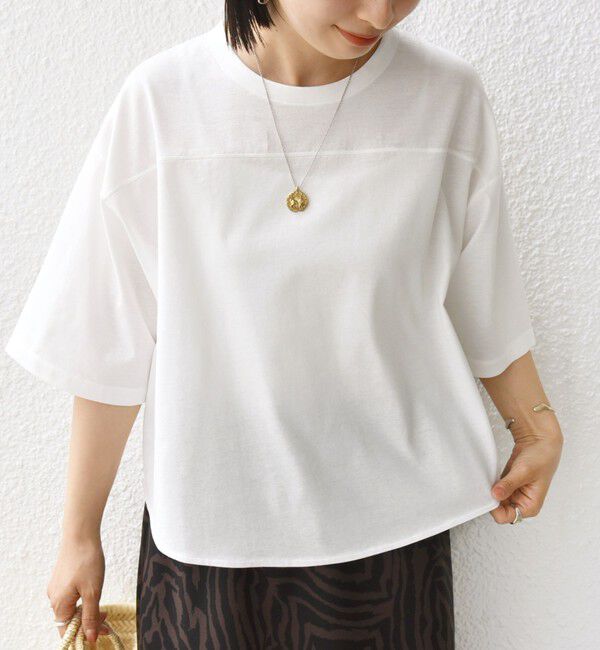 SHIPS for women「フットボール TEE」|Tシャツ・カットソー|