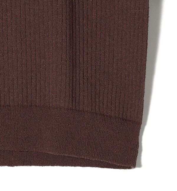 SHIPS for women「〈手洗い可能〉コットン ナイロン リブ ニット TEE」|ニット・セーター|