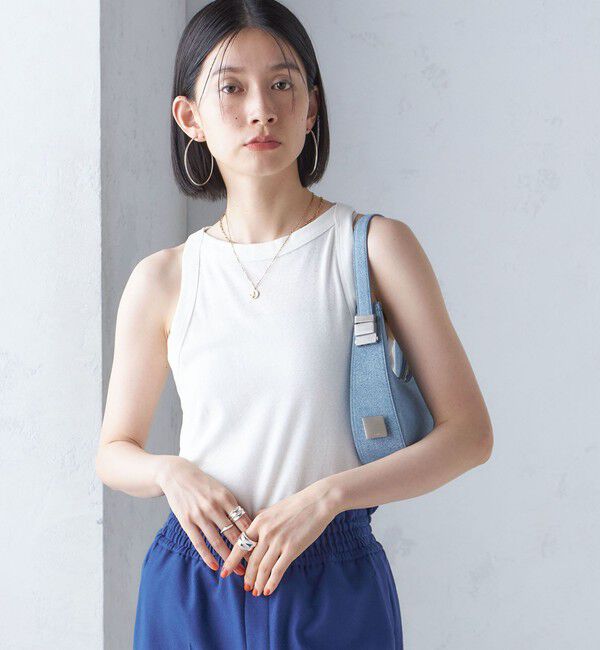 SHIPS for women「【SHIPS別注】onit:〈洗濯機可能〉アメリカンスリーブ タンクトップ」|タンクトップ|