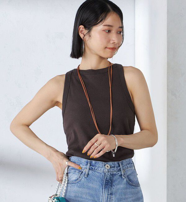 SHIPS for women「【SHIPS別注】onit:〈洗濯機可能〉アメリカンスリーブ タンクトップ」|タンクトップ|