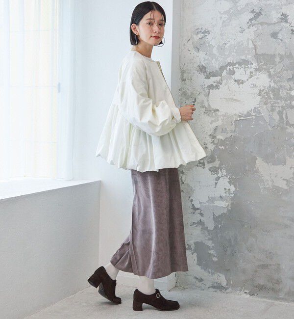 SHIPS for women「〈洗濯機可能〉コーデュロイ セミフレア スカート」|スカート|