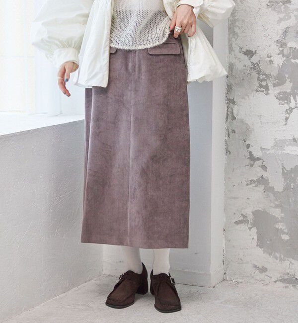SHIPS for women「〈洗濯機可能〉コーデュロイ セミフレア スカート」|スカート|