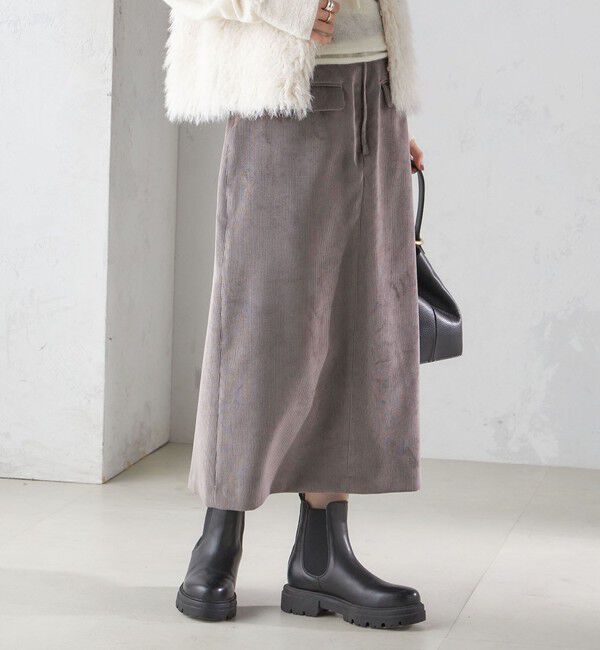 SHIPS for women「〈洗濯機可能〉コーデュロイ セミフレア スカート」|スカート|