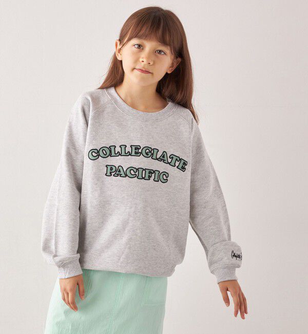 SHIPS any「【SHIPS any別注】Collegiate Pacific: 刺繍 ロゴ スウェット<KIDS>」|スウェット・ジャージ|