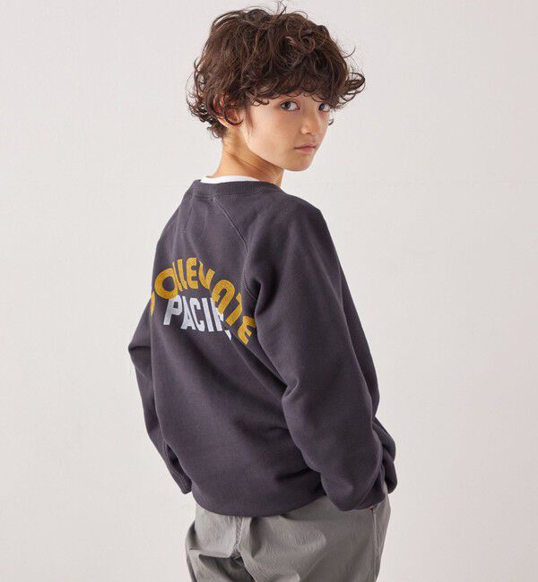 SHIPS any「【SHIPS any別注】Collegiate Pacific: 刺繍 ロゴ スウェット<KIDS>」|スウェット・ジャージ|