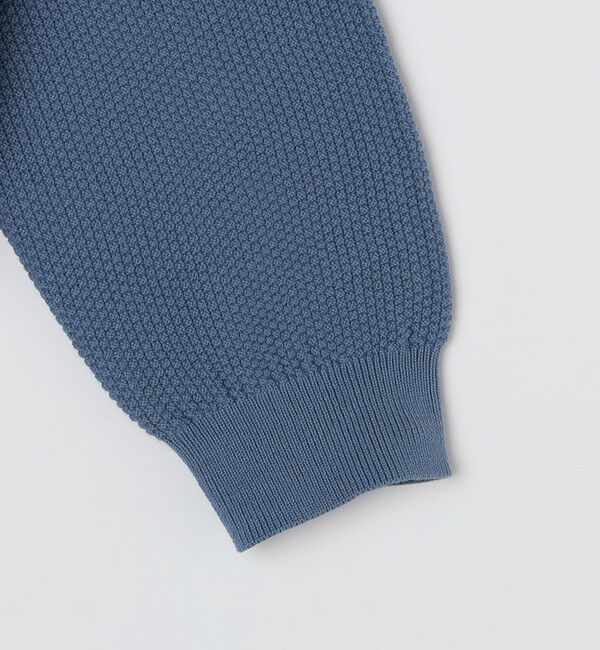 SHIPS「SHIPS:〈洗濯機可能〉SOLOTEX(R) コットン ピケ Vネック ニット」|ニット・セーター|