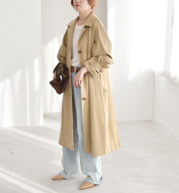 quaranciel「quaranciel: ダブル サテン バルマカーン コート」|その他|