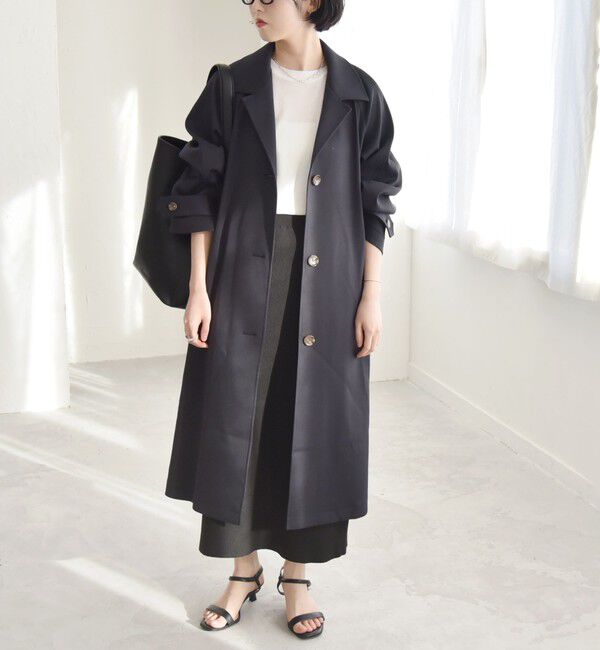 quaranciel「quaranciel: ダブル サテン バルマカーン コート」|その他|