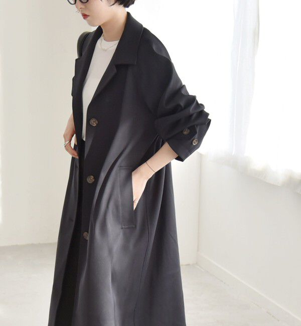 quaranciel「quaranciel: ダブル サテン バルマカーン コート」|その他|