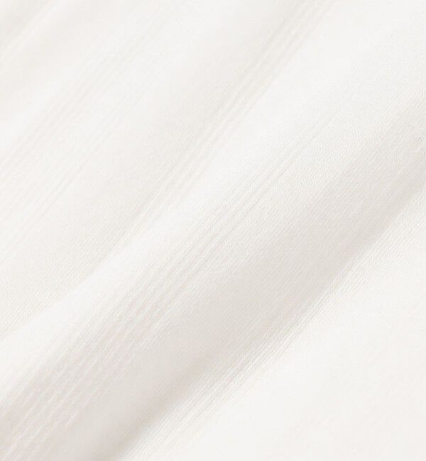 SHIPS any「SHIPS any:〈洗濯機可能〉シアー リブ ロング スリーブ クルーネック TEE」|Tシャツ・カットソー|