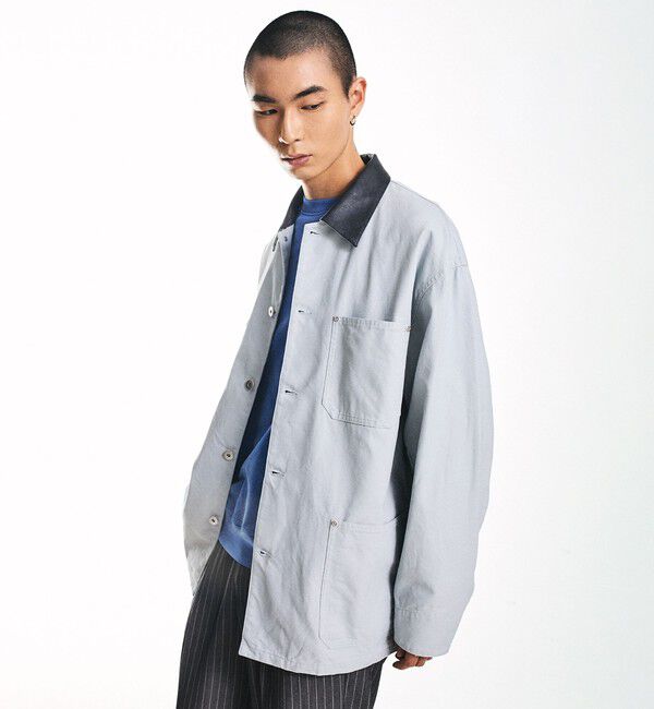 SHIPS「City Ambient Products: オーバーサイズ カバーオール ワーク ジャケット」|その他|