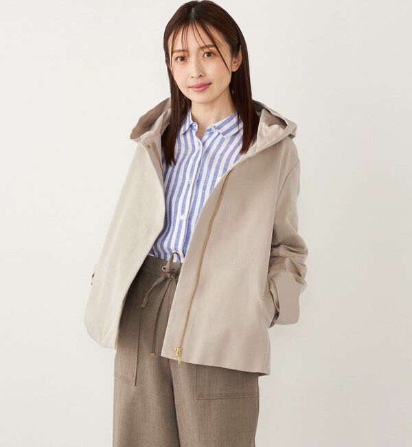 SHIPS Colors 「SHIPS Colors:〈手洗い可能〉フードカラー ショートコート」|その他|