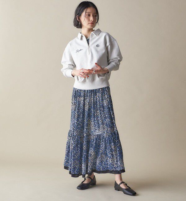 SHIPS for women「SHIPS NINE CASE:〈洗濯機可能〉ハーフ ジップ スウェット プルオーバー」|スウェット・ジャージ|