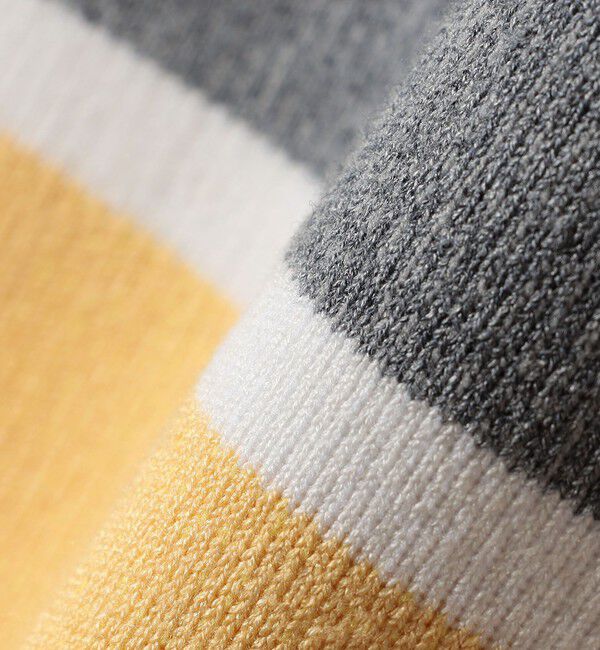 SHIPS any「SHIPS any:〈手洗い可能〉パネル ボーダー フーディー ニット プルオーバー」|パーカー|