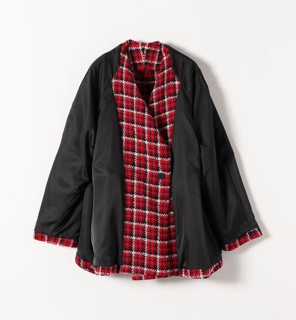 SHIPS any「SHIPS any: ブロック ツイード コクーン コート」|その他|