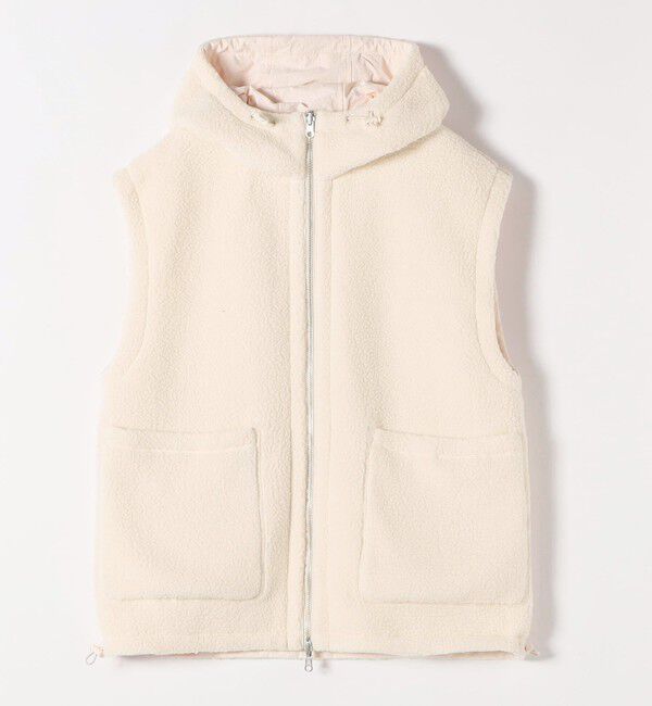 SHIPS any「SHIPS any: ナイロン &times; ボア リバーシブル フーディー ベスト」|ベスト・ジレ|