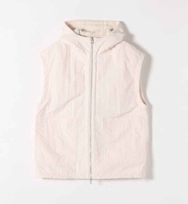 SHIPS any「SHIPS any: ナイロン &times; ボア リバーシブル フーディー ベスト」|ベスト・ジレ|