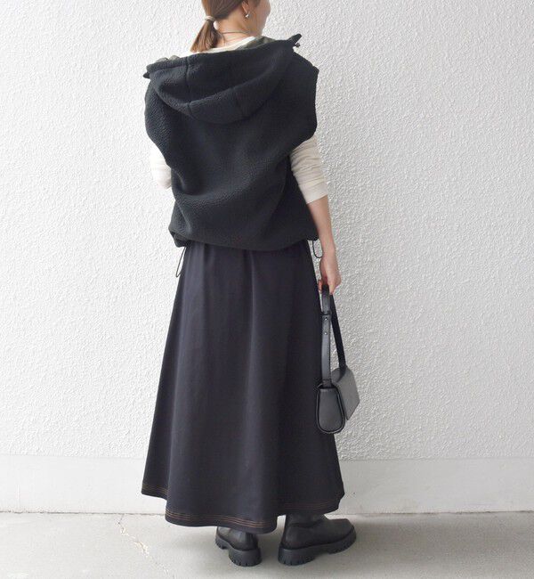 SHIPS any「SHIPS any: ナイロン &times; ボア リバーシブル フーディー ベスト」|ベスト・ジレ|