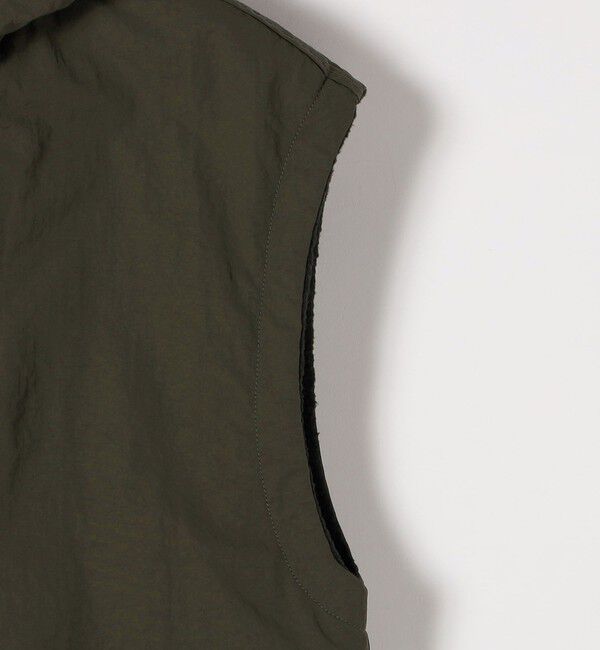 SHIPS any「SHIPS any: ナイロン &times; ボア リバーシブル フーディー ベスト」|ベスト・ジレ|