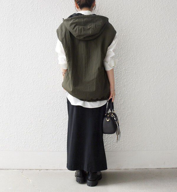 SHIPS any「SHIPS any: ナイロン &times; ボア リバーシブル フーディー ベスト」|ベスト・ジレ|