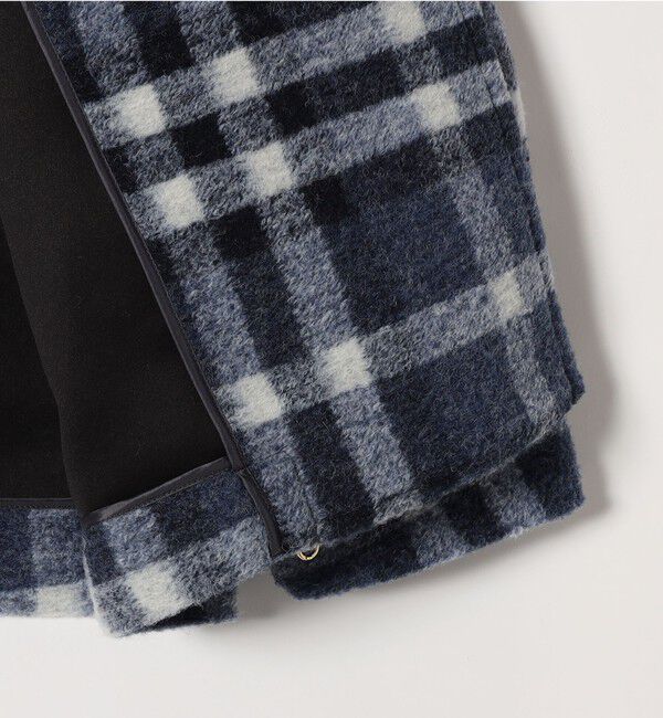 quaranciel「quaranciel: ボンディング チェック ライダース コート」|その他|