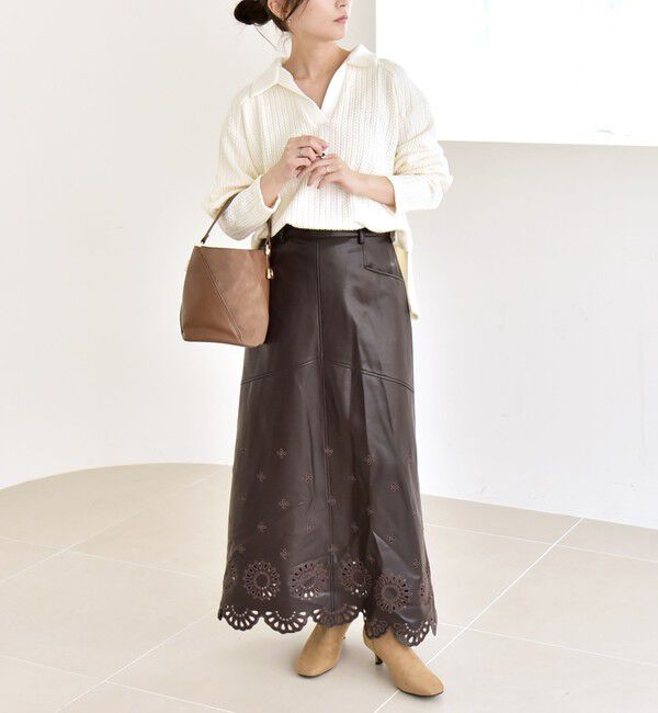 quaranciel「quaranciel:〈手洗い可能〉ケーブル ジャージー ラガー プルオーバー」|Tシャツ・カットソー|