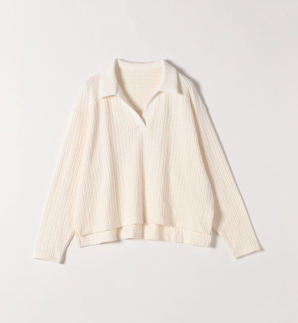 quaranciel「quaranciel:〈手洗い可能〉ケーブル ジャージー ラガー プルオーバー」|Tシャツ・カットソー|