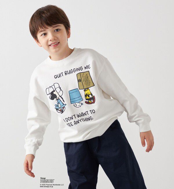 SHIPS any「SHIPS any: SNOOPY コラボ NOT THERE グラフィック プリント スウェット <KIDS>」|スウェット・ジャージ|