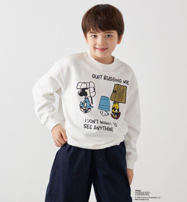 SHIPS any「SHIPS any: SNOOPY コラボ NOT THERE グラフィック プリント スウェット <KIDS>」|スウェット・ジャージ|