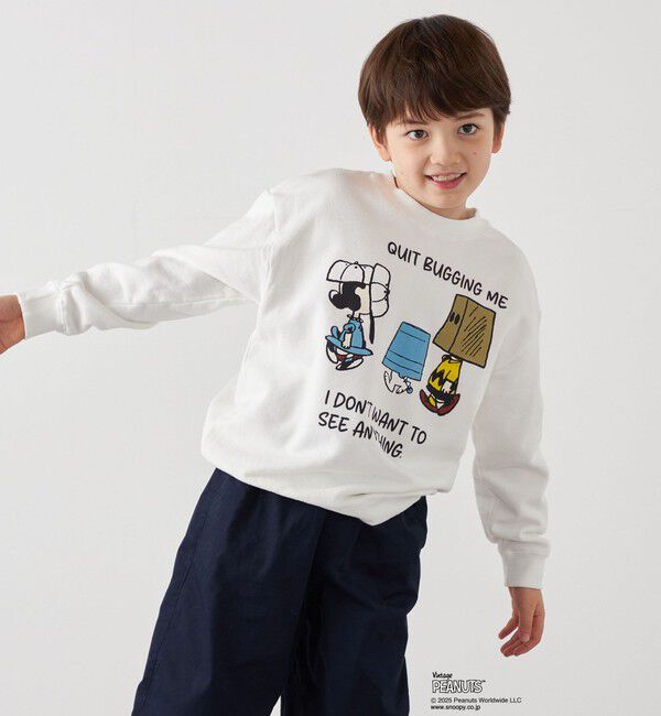 SHIPS any「SHIPS any: SNOOPY コラボ NOT THERE グラフィック プリント スウェット <KIDS>」|スウェット・ジャージ|
